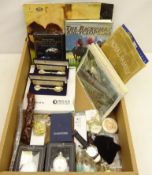 'The Heritage Collection' pocket watches, boxed, Westminster commemorative spoons,