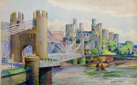 Bridge and Castle Conway, Snowdon, Ahford Bridge Bridge, Welsh Landscapes etc,