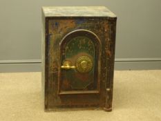 'George Price of Wolverhampton' cast iron safe, W52cm, H72cm,