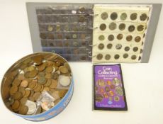 Collection of coins including; hammered coins,