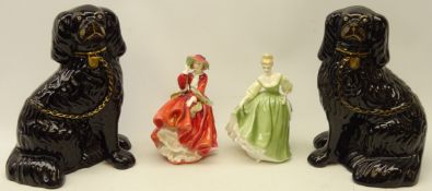 Two Royal Doulton figures,