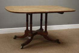 Regency style mahogany Breakfast table,