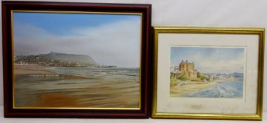 Scarborough South Bay, oil on canvas signed and dated 2000 by P.