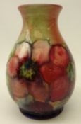 Moorcroft 'Flambe Anemone' vase, impressed marks to base,