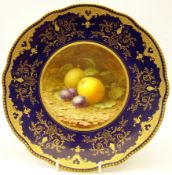 Early 20th century Coalport cabinet plate,