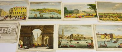 Large collection of 18th century and later engravings including Views of 'Florence', 'Naples',