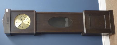 Early 20th century oak longcase clock,