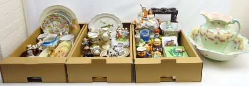 Collection of Victorian and later ceramics including; Doulton series ware, Sylvac dog cruet,