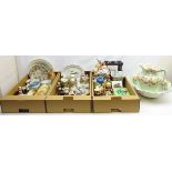 Collection of Victorian and later ceramics including; Doulton series ware, Sylvac dog cruet,