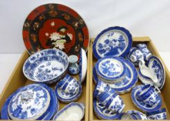 Chinese hand painted charger, D41cm,