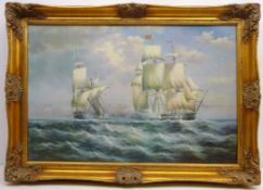 Maritime Battle Scene,