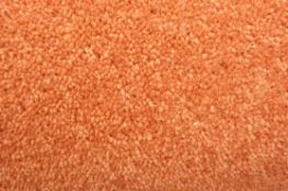 New remnant shop stock - 'Ginger Extra Comfort' rust ground carpet roll, 3.