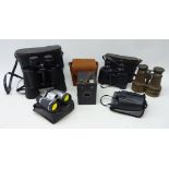 Pair of Prinz 10X50 binoculars, 'Sewill Liverpool' binoculars,