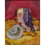 'Study in Nostalgia', 20th century oil on board signed and dated '87 by Patricia Thompson,