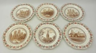 Set of six Wedgwood 'L.N.E.R.