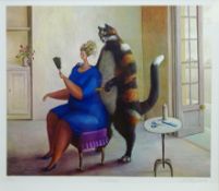 'Pet Grooming', limited edition colour print No.