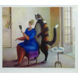 'Pet Grooming', limited edition colour print No.