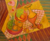 The Kitchen Table, 20th century abstract indistinctly signed and dated '52,