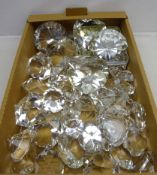 Shop stock - quantity of paperweights in the shape of cut diamonds Condition Report