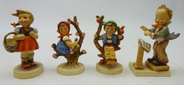 Four Hummel Goebel figures, 'Band Leader',