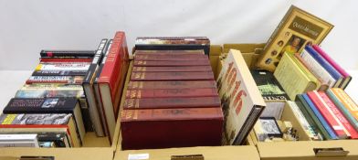 Military related books; The War Illustrated in 9 vols, The World War I & II Album,