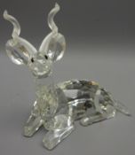 Swarovski crystal model 'The Kudu' Annual Edition 1994, from the 'Inspiration Africa' collection,