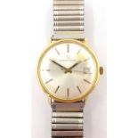 Eterna-matic 9ct gold wristwatch circa 1970s on expanding bracelet Condition Report