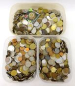 Large quantity of mixed world coins Condition Report <a href='//www.