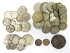 Collection of Great British and World silver etc;