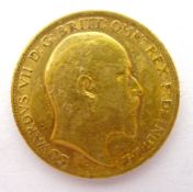 1906 gold half sovereign Condition Report <a href='//www.davidduggleby.
