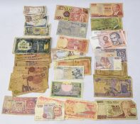 Collection of World Banknotes including; Hong Kong notes,