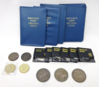 Collection of Great British coins including;