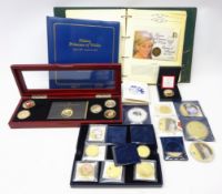 Collection of modern commemorative coinage relating to Royalty including;