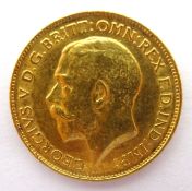 1913 gold half sovereign Condition Report <a href='//www.davidduggleby.