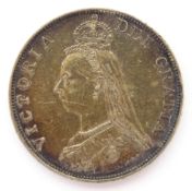 Great British Queen Victoria 1888 double florin,