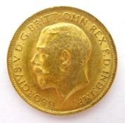 1912 gold half sovereign Condition Report <a href='//www.davidduggleby.