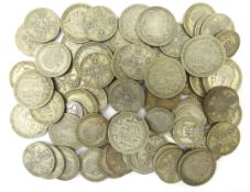 Quantity of Great British pre 1947 silver coins,