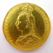 1887 full gold sovereign Condition Report <a href='//www.davidduggleby.