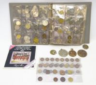 Collection of Great British and World coins including; Queen Victoria 1887 half crown,