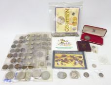 Collection of Great British coins including; King George III 1816 sixpence,