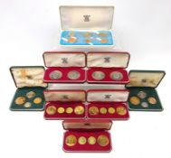 Collection of Jersey, Guernsey and Isle of Man coinage; Isle of Man 1971 proof set,