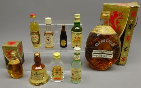 John Haig & Co. Dimple Old Blended Scotch Whisky, export distilled, in black & gold box