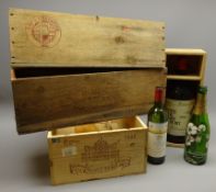 Empty Wine boxes - Chateau Giscours Margaux, Grand Vin Du Leoville, etc,