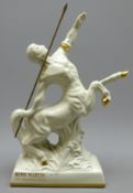 Remy Martin Fine Champagne Cognac in a Limoges porcelain decanter in the form of a Centaur,