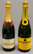 Bollinger Special Cuvee Brut Champagne, & Jean D'Eperon Champagne, both 75cl 12%vol,