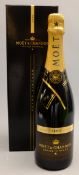 Moet & Chandon Grand Vintage Champagne, 2000, in black Presentation box, 750ml, 12.
