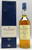 Talisker Isle of Skye Single Malt Scotch Whisky, 10 years aged, 70cl, 45.