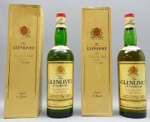 Glenlivet Unblended All Malt Scotch Whisky, 12 Years old, 262/3fl, 75.