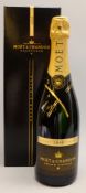 Moet & Chandon Grand Vintage Champagne, 2000, in black Presentation box, 750ml, 12.