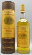 Glenmorangie Single Highland Malt Scotch Whisky, 10 years old, 1ltr, 40%vol, in tube, 1 bottle,